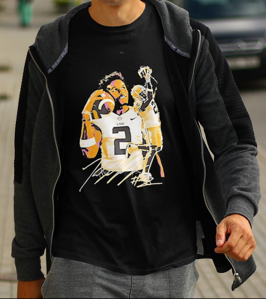 Odell Beckham Jr. LSU Tigers Football Number 2 NCAA T-Shirt