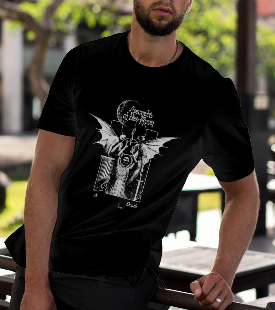 Secrets Of The Moon Arcana Vanity Death The Demo Years Winged Figure Symbolism T-Shirt