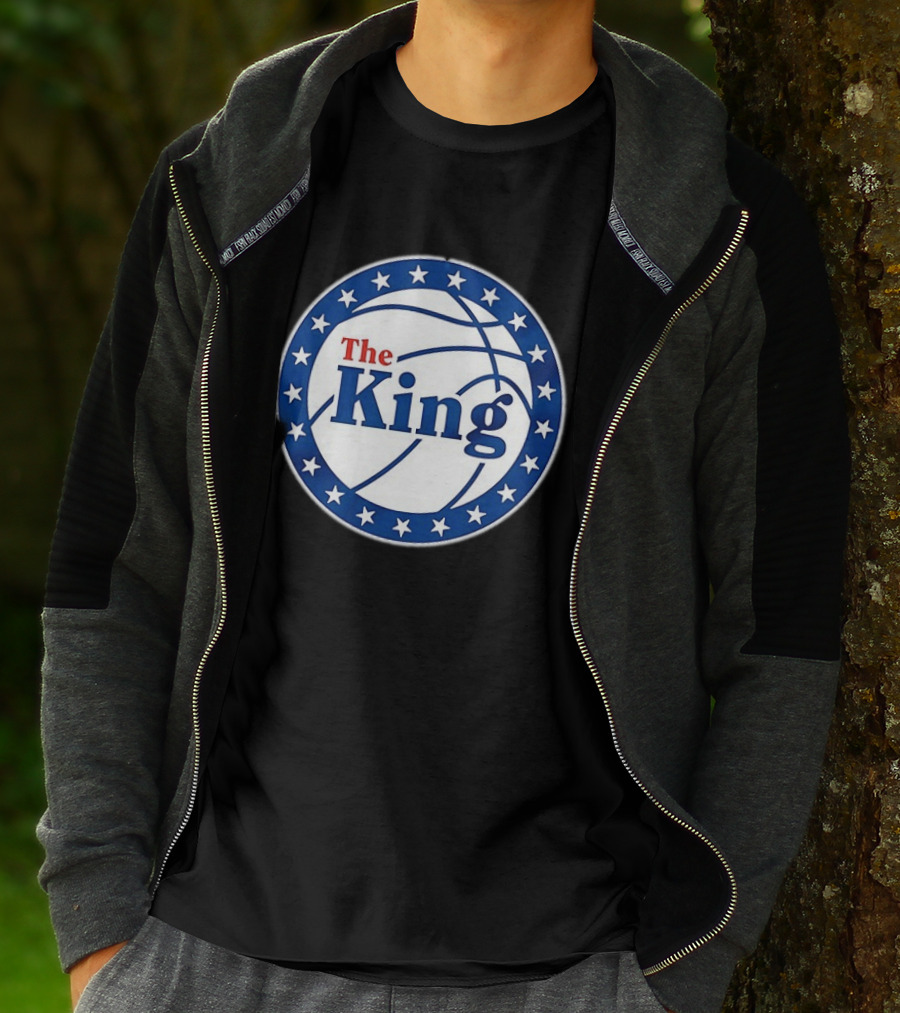 The King Lebron James Philadelphia 76ers 2026 Basketball Stars T-Shirt