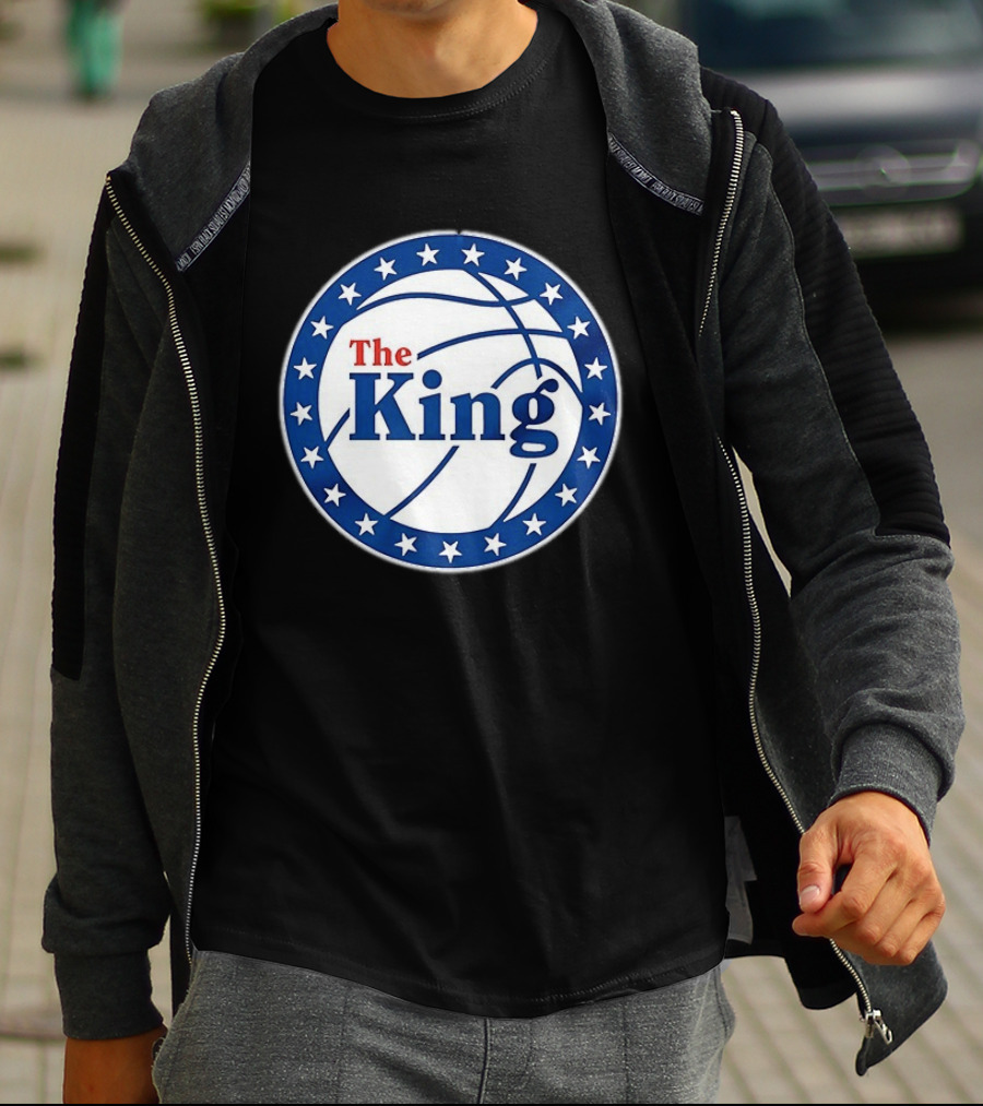 The King Lebron James Philadelphia 76ers 2026 Basketball Stars T-Shirt