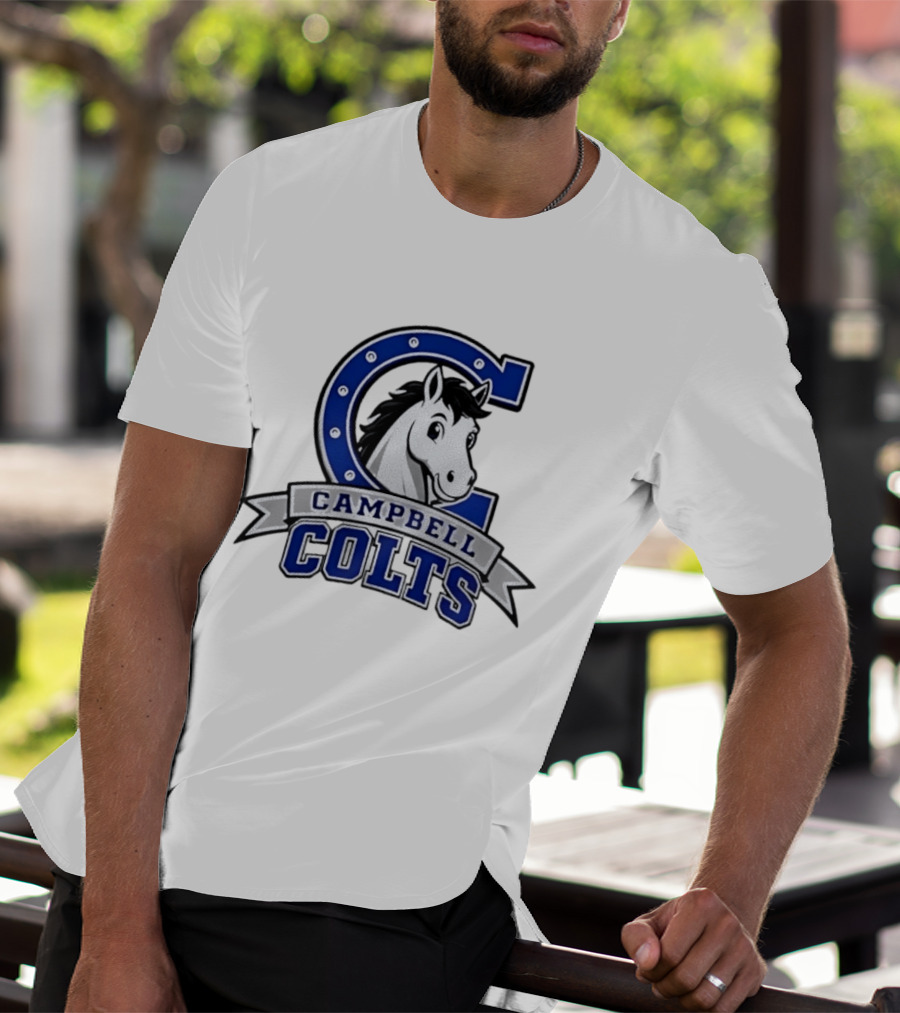 Campbell Colts Athletic Horse T-Shirt