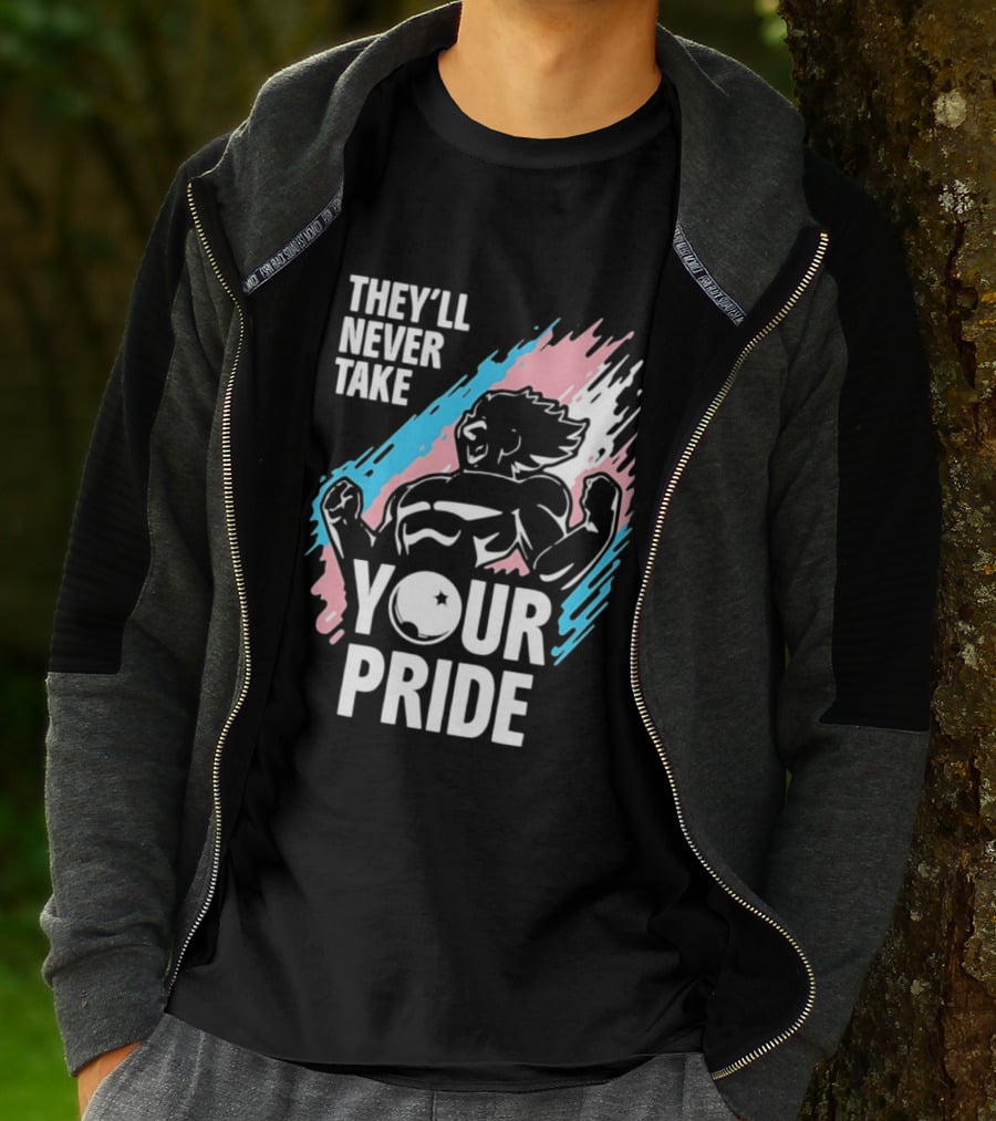 They'll Never Take Your Pride LGBTQ Superhero T-Shirt