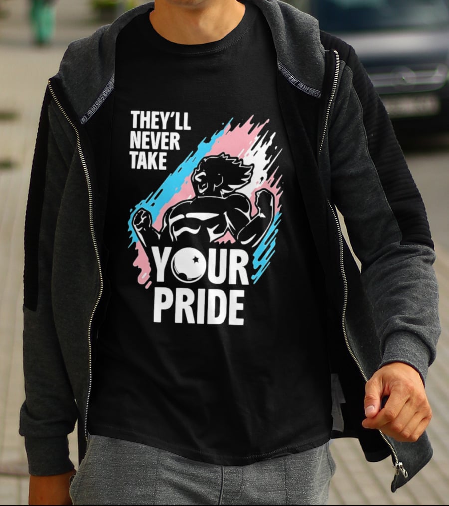 They'll Never Take Your Pride LGBTQ Superhero T-Shirt