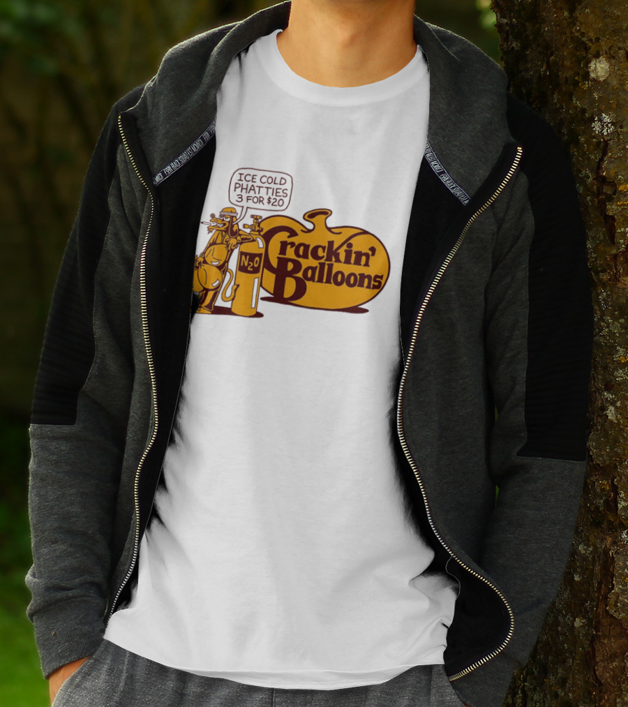 Cracker Barrel Crackin' Balloons Ice Cold Phatties N2O 3 For $20 T-Shirt