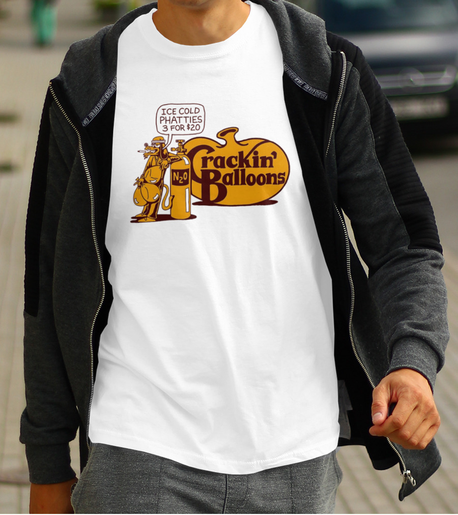 Cracker Barrel Crackin' Balloons Ice Cold Phatties N2O 3 For $20 T-Shirt