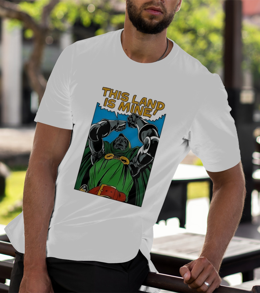 Doctor Doom Marvel Studios This Land Is Mine Vintage Comic T-Shirt