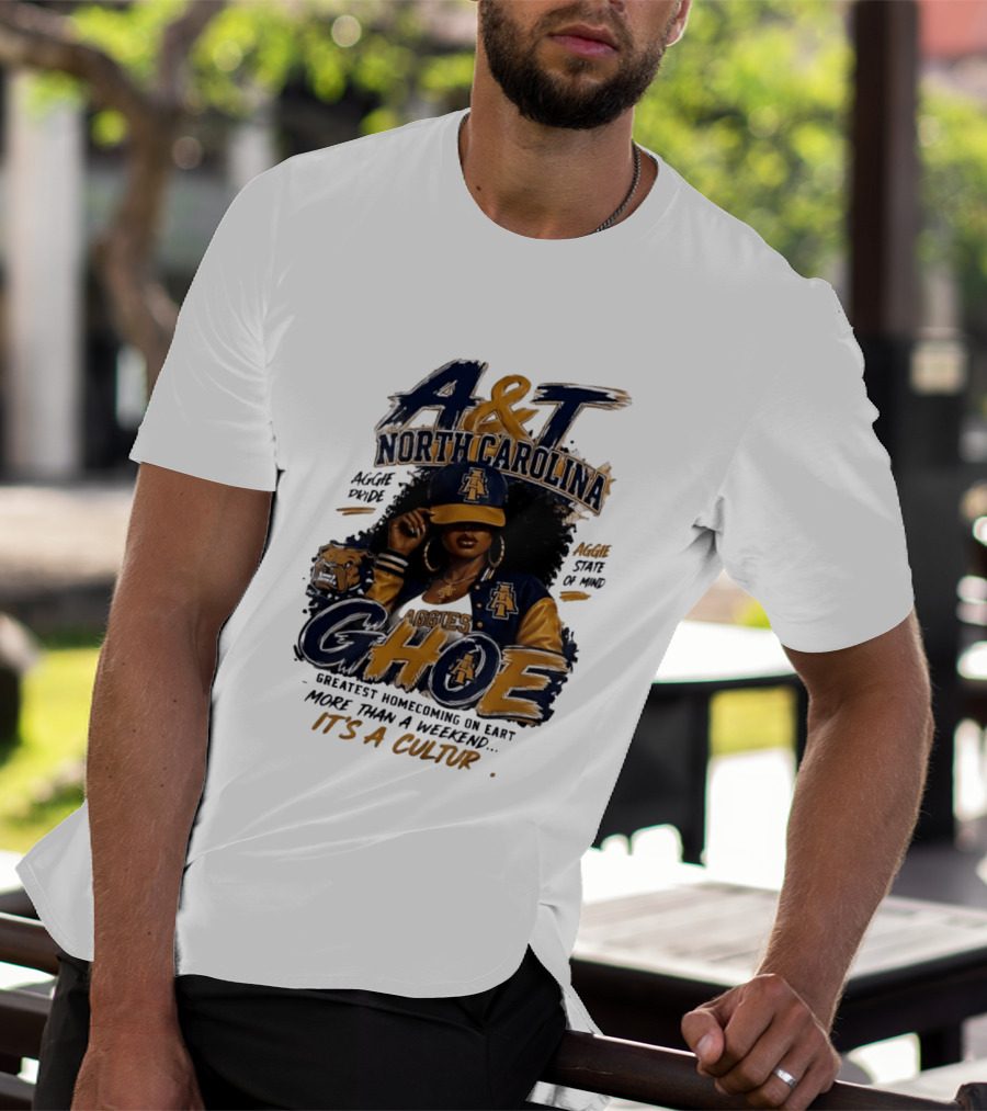 North Carolina A&T Aggie Pride GHOE Greatest Homecoming On Earth Culture T-Shirt