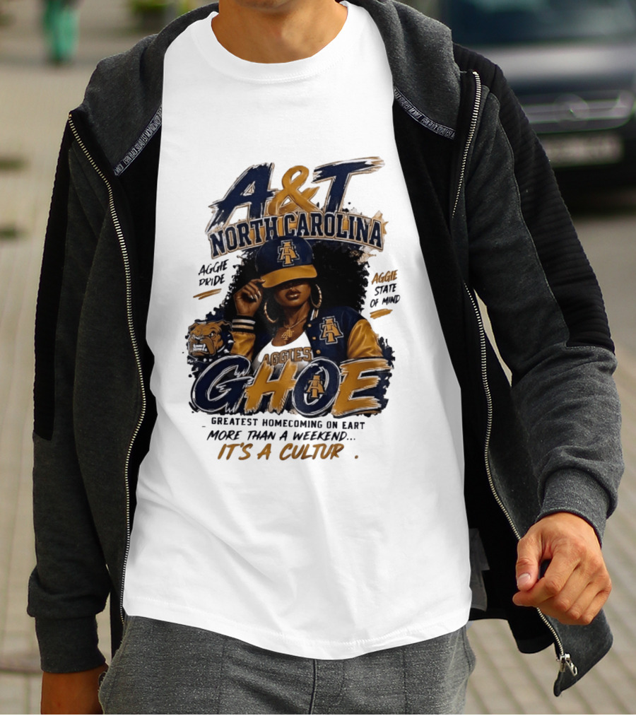 North Carolina A&T Aggie Pride GHOE Greatest Homecoming On Earth Culture T-Shirt