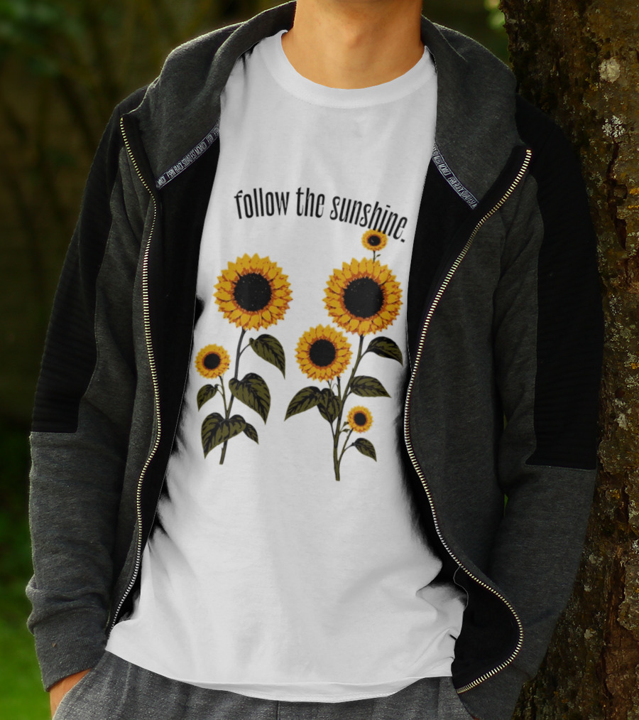 Follow The Sunshine Sunflowers T-Shirt