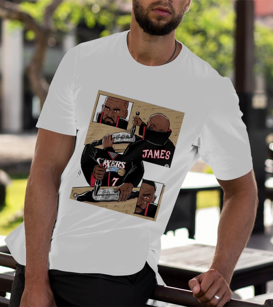 James Sixers 17 Basketball Comic T-Shirt