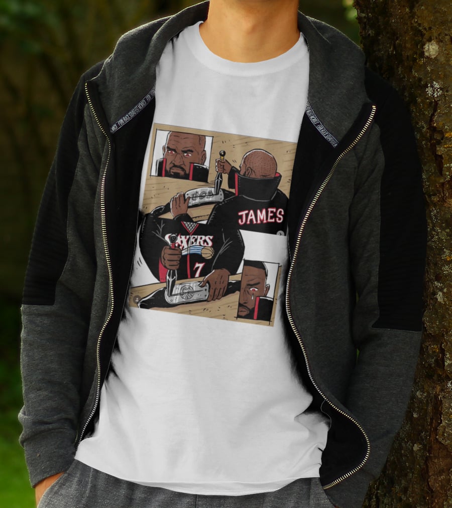 James Sixers 17 Basketball Comic T-Shirt