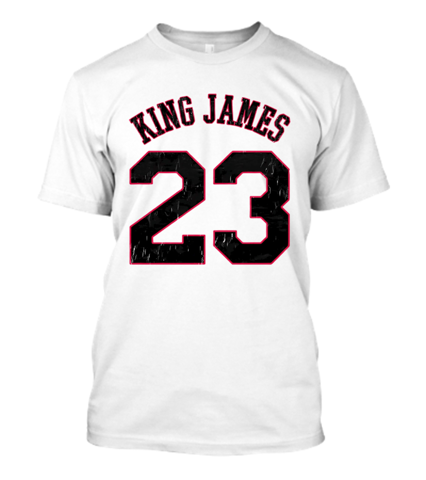 King James 23 Retro Basketball T-Shirt
