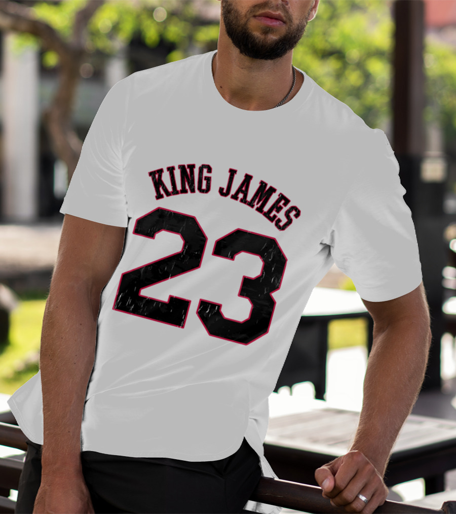 King James 23 Retro Basketball T-Shirt