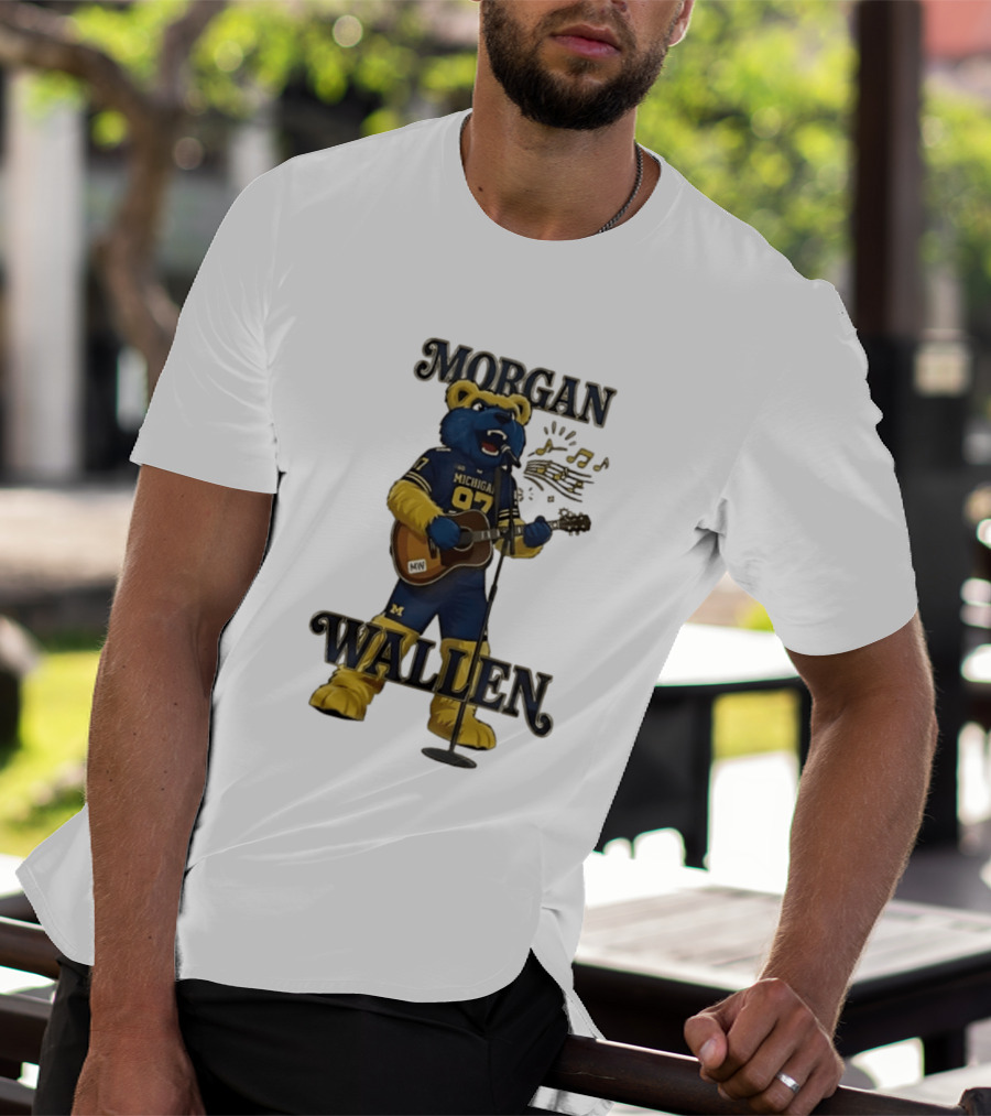 Michigan 97 Football Mascot Morgan Wallen Still The Problem Tour 2026 T-Shirt