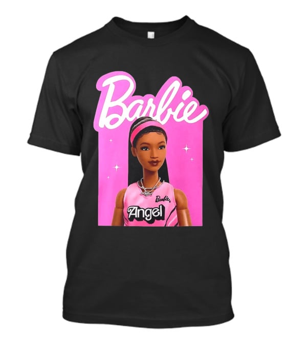 Angel Reese Barbie Doll Basketball Jersey Pink T-Shirt