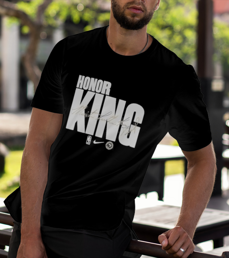 Anthony Edwards NBA Philadelphia 76ers Honor King Martin Luther King Jr Team Issued T-Shirt