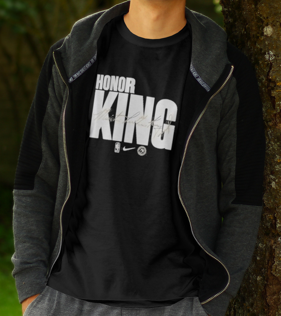Anthony Edwards NBA Philadelphia 76ers Honor King Martin Luther King Jr Team Issued T-Shirt