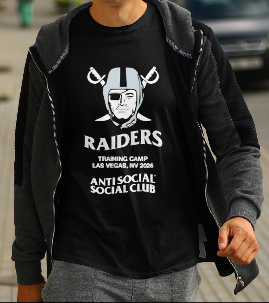Anti Social Social Club Raiders Training Camp Las Vegas NV 2026 T-Shirt