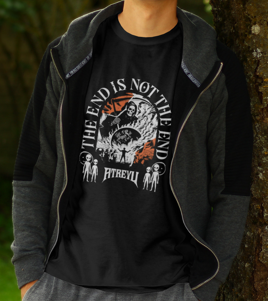 The End Is Not The End Atreyu Aliens Grim Reaper T-Shirt