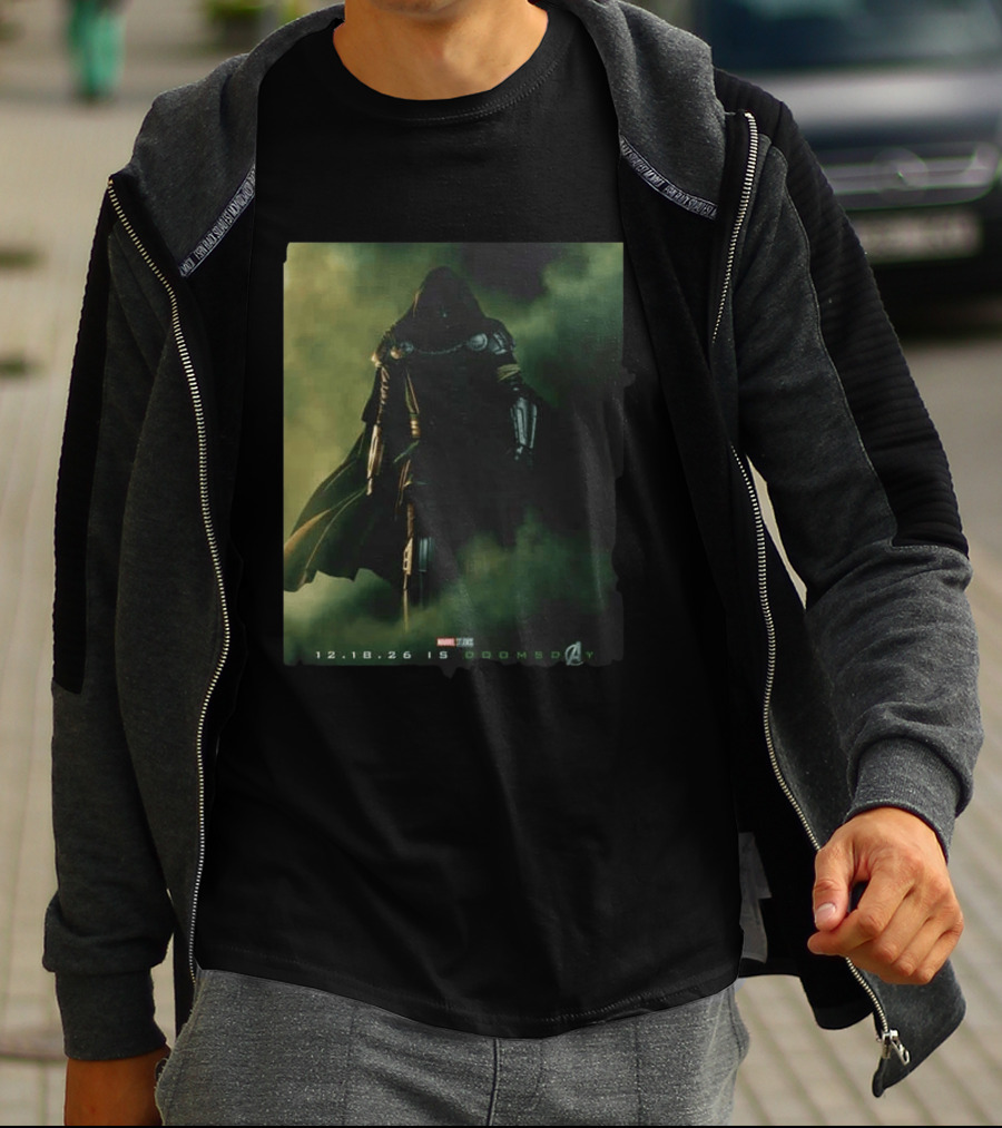 Avengers Doomsday Marvel Studios Dr Doom In Theaters December 18 2026 T-Shirt