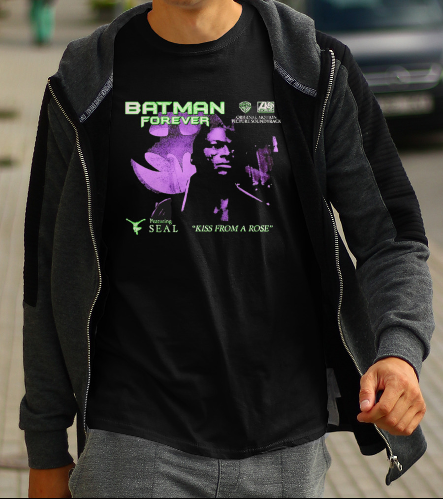 Batman Forever Original Motion Picture Soundtrack Kiss From A Rose Featuring Seal T-Shirt