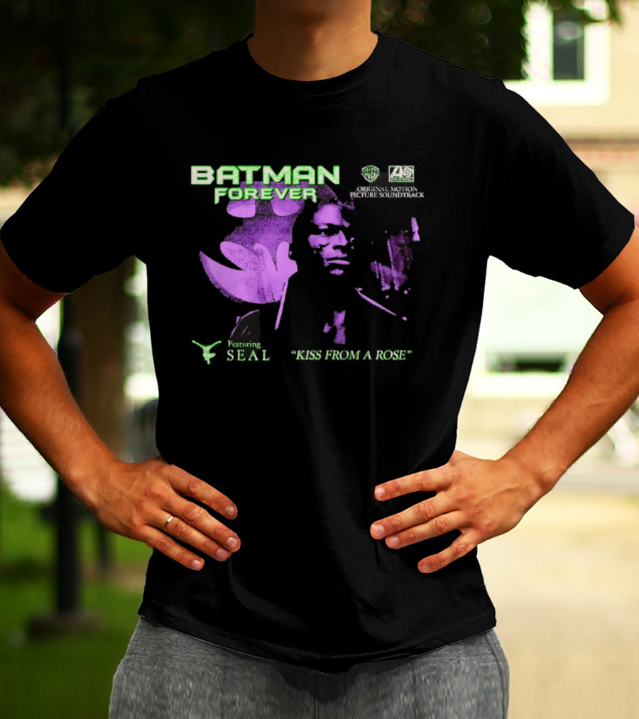 Batman Forever Original Motion Picture Soundtrack Kiss From A Rose Featuring Seal T-Shirt