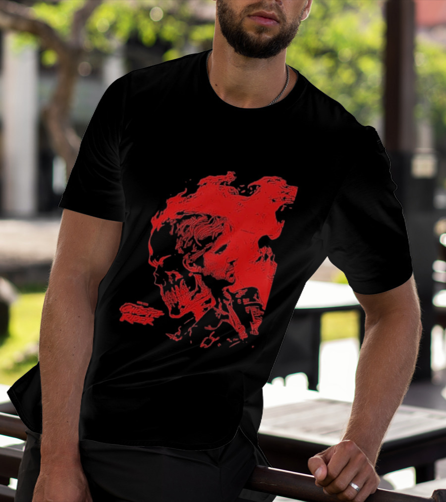 Ryan Gosling Marvel Studios Ghost Rider 2028 Movie Skeleton Flame T-Shirt