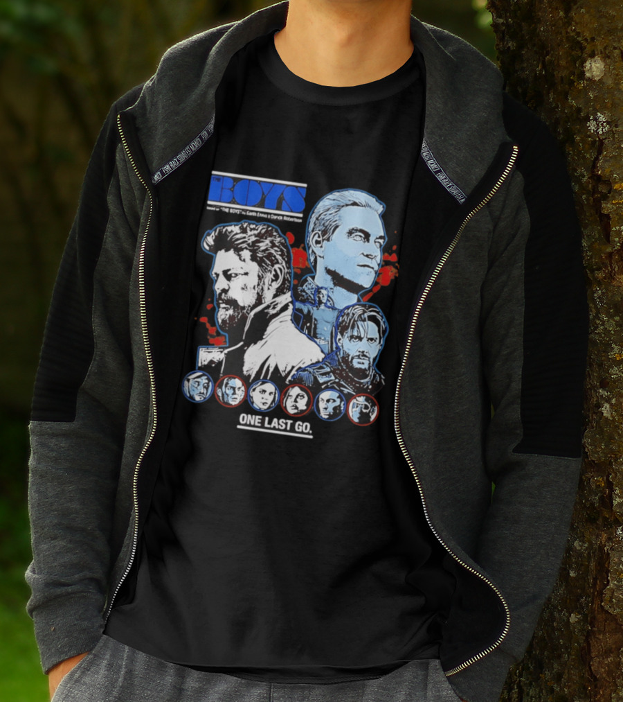 The Boys Billy Butcher Homelander Soldier Boy One Last Go T-Shirt