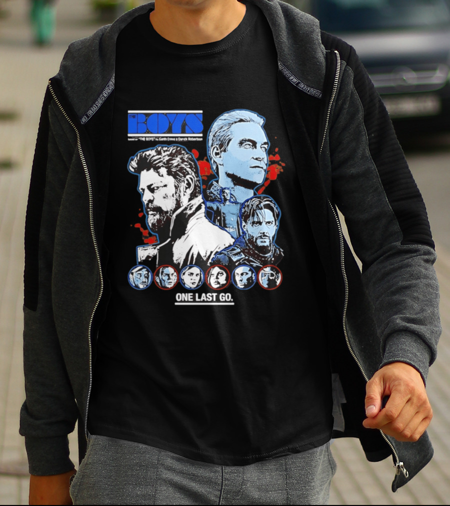 The Boys Billy Butcher Homelander Soldier Boy One Last Go T-Shirt
