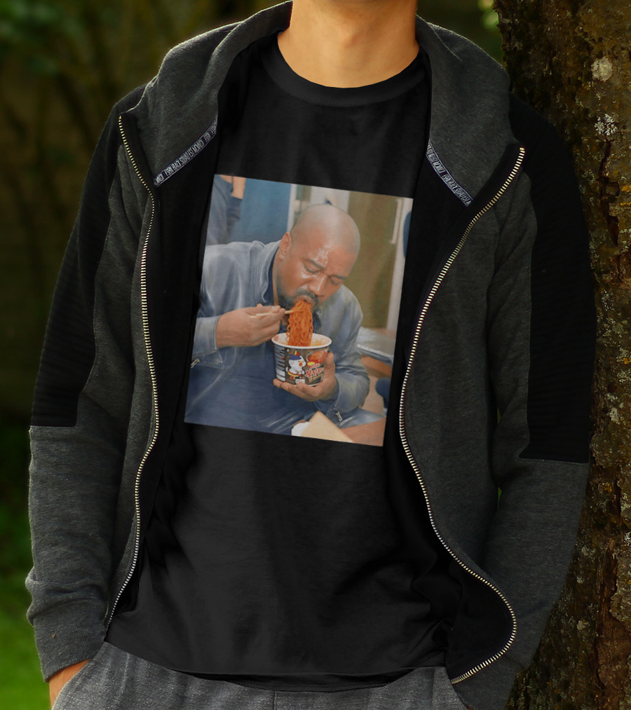 Buldak Bokkeum Myeon Kanye West Noodle Cup Spicy Challenge T-Shirt
