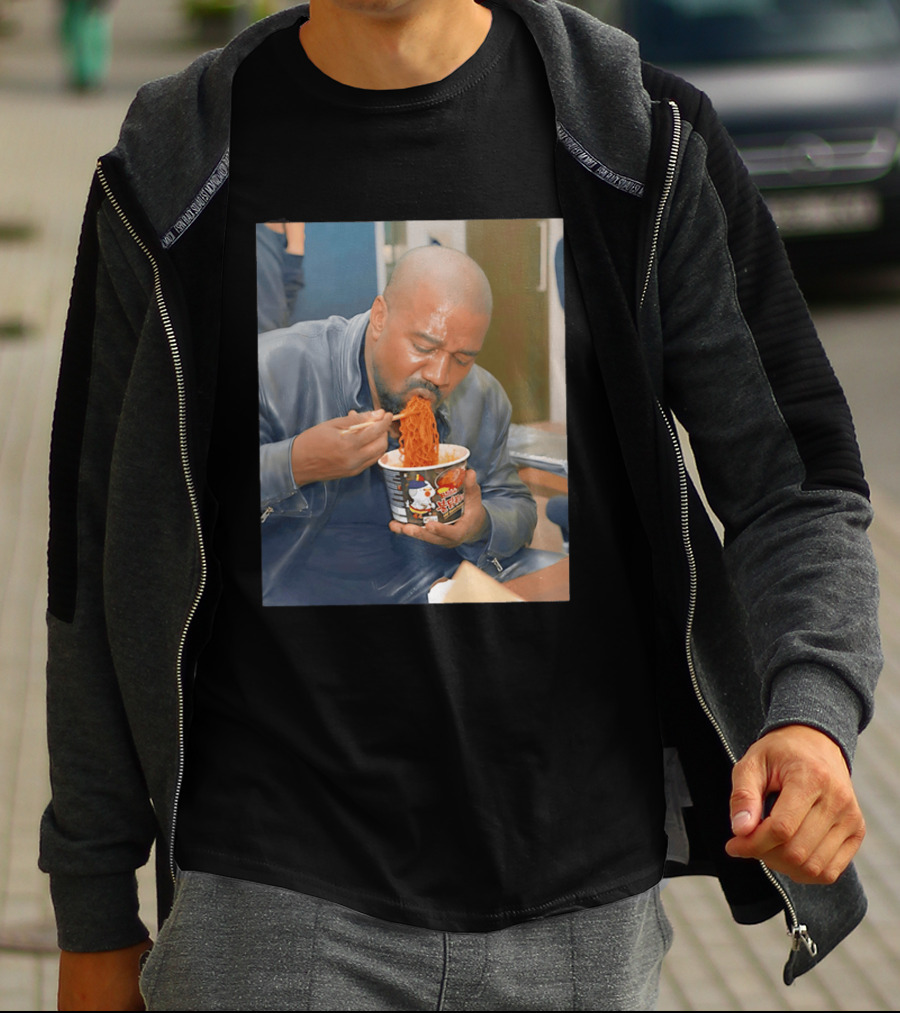 Buldak Bokkeum Myeon Kanye West Noodle Cup Spicy Challenge T-Shirt
