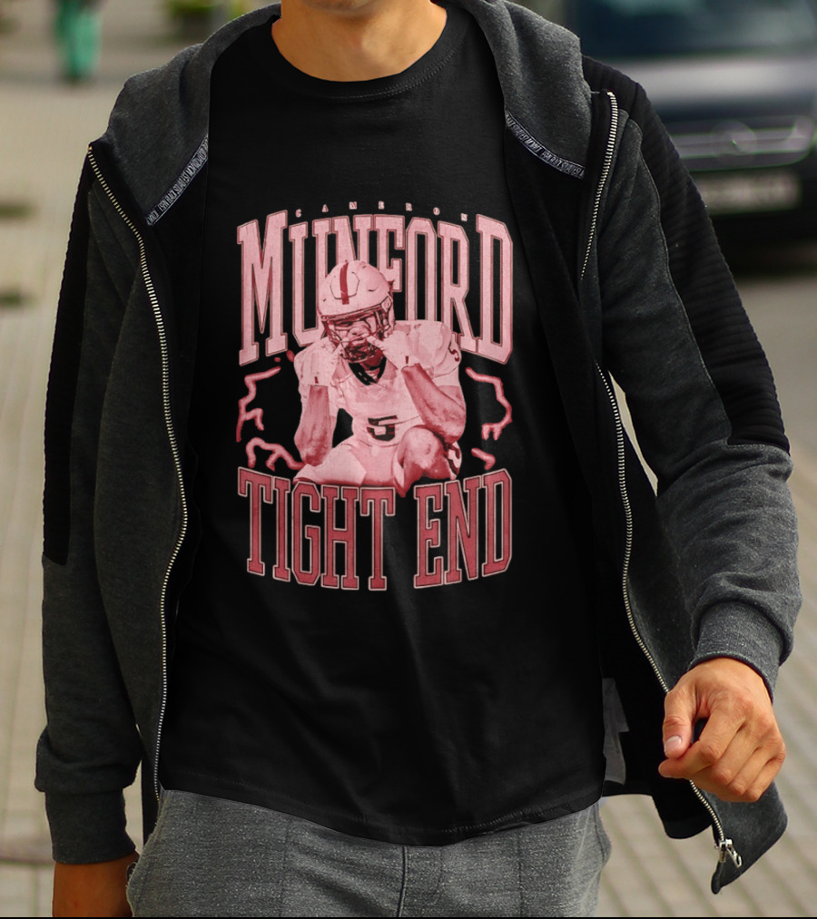 Cameron Munford Munford Tight End Football Player T-Shirt