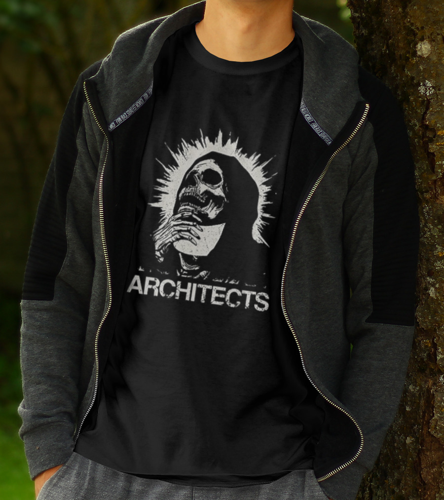 Architects Concert Whiplash Experience Vintage Inspired Skeleton T-Shirt