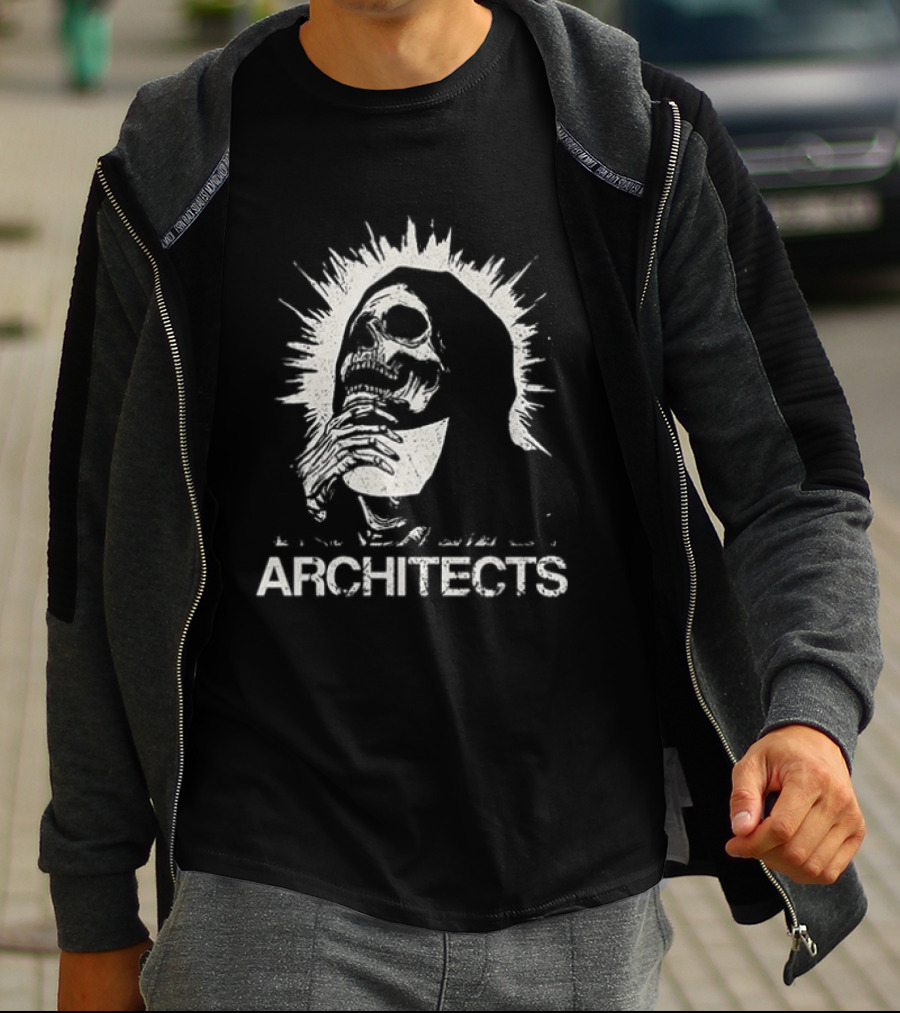 Architects Concert Whiplash Experience Vintage Inspired Skeleton T-Shirt