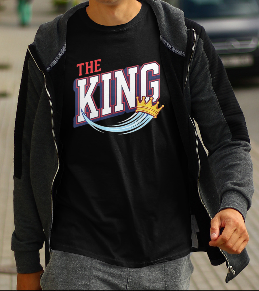 THE KING LeBron James Philadelphia 76ers NBA 2026 T-Shirt