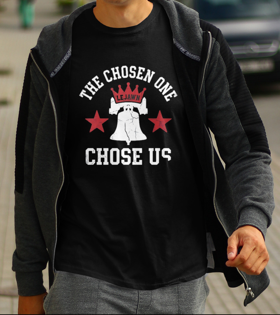 The Chosen One Lejawn Liberty Bell Red Stars Chose Us T-Shirt