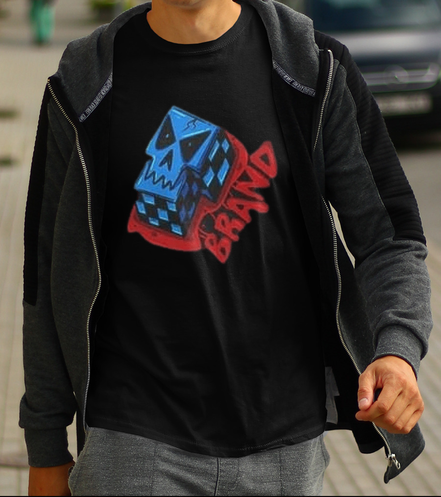 Don't Let Your Love For Somebody Overlook The Reality Of The Situation Skull Cube Brand T-Shirt