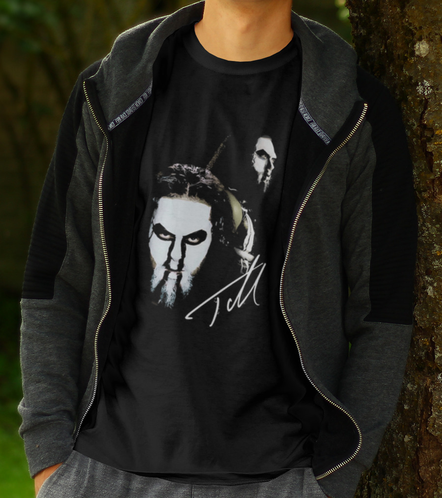 Luchasaurus Mask Illustration AEW Jell Signature T-Shirt