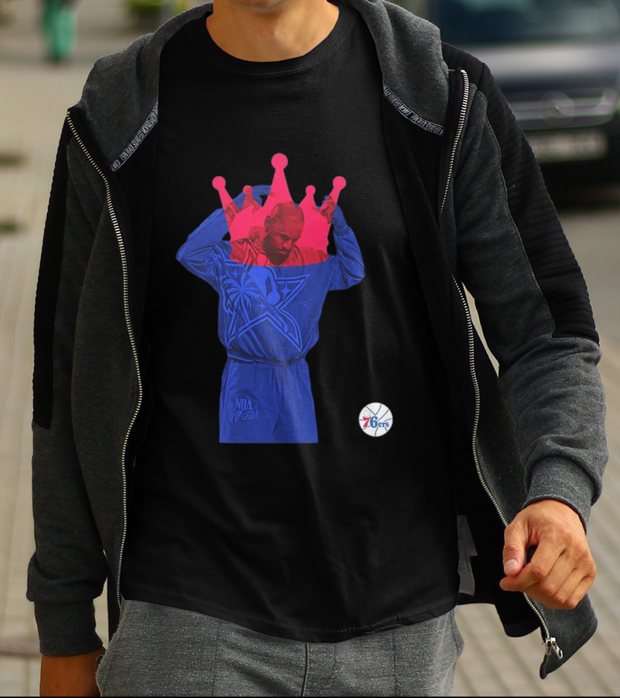 NBA All Star King LeBron James Philadelphia 76ers Season T-Shirt