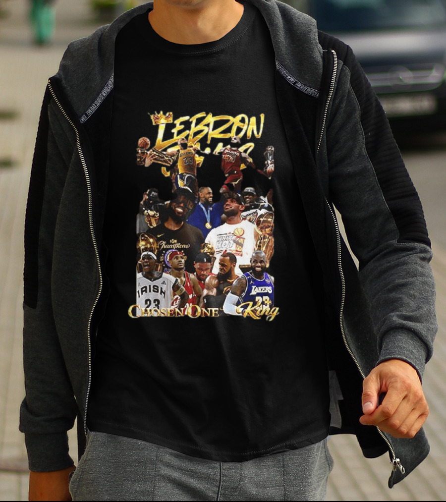 Lebron James Chosen One King Lakers Heat Cavaliers Lakers Champions T-Shirt