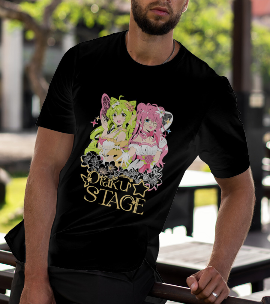 Otaku Stage Inanna Bell Lily Pichu Anime Characters Pastel Aesthetic T-Shirt