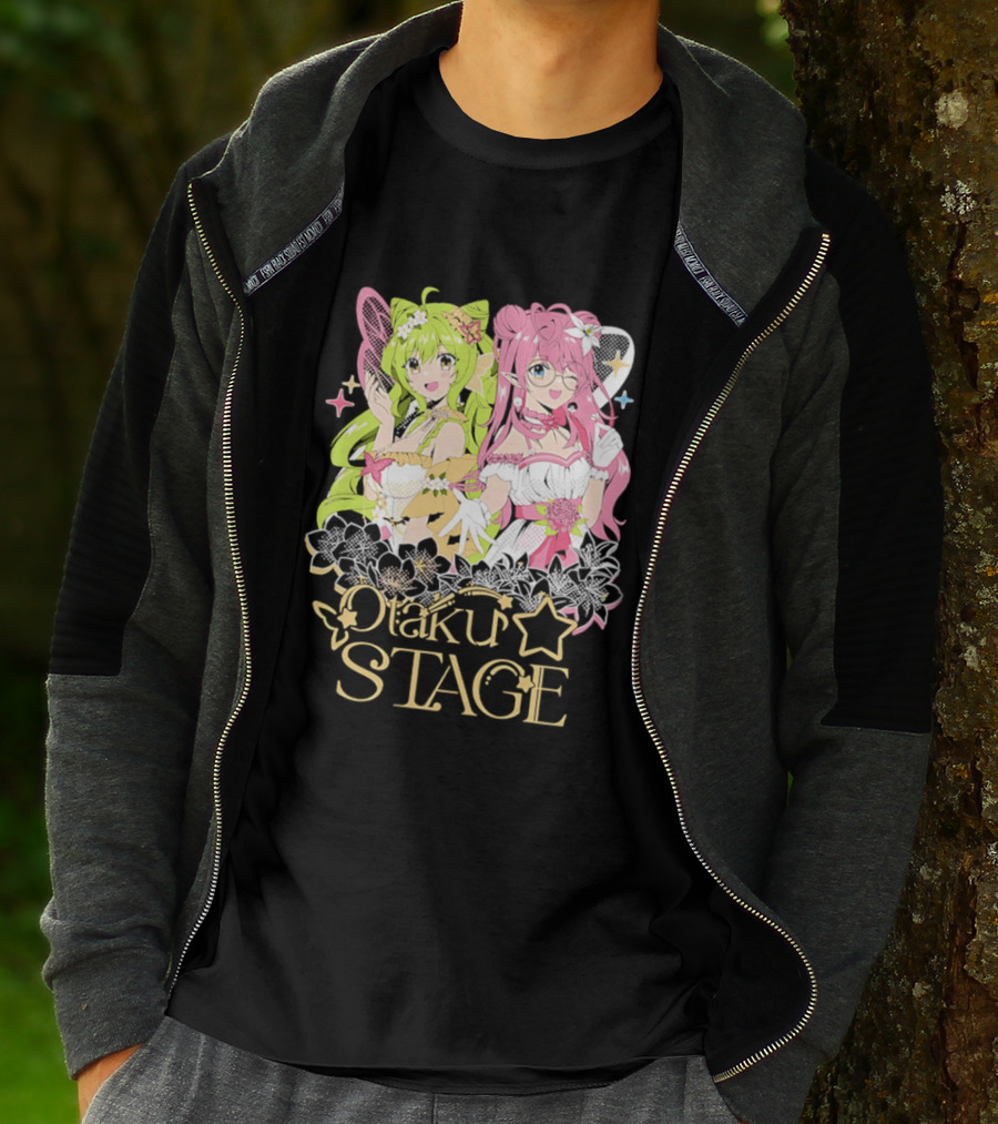 Otaku Stage Inanna Bell Lily Pichu Anime Characters Pastel Aesthetic T-Shirt