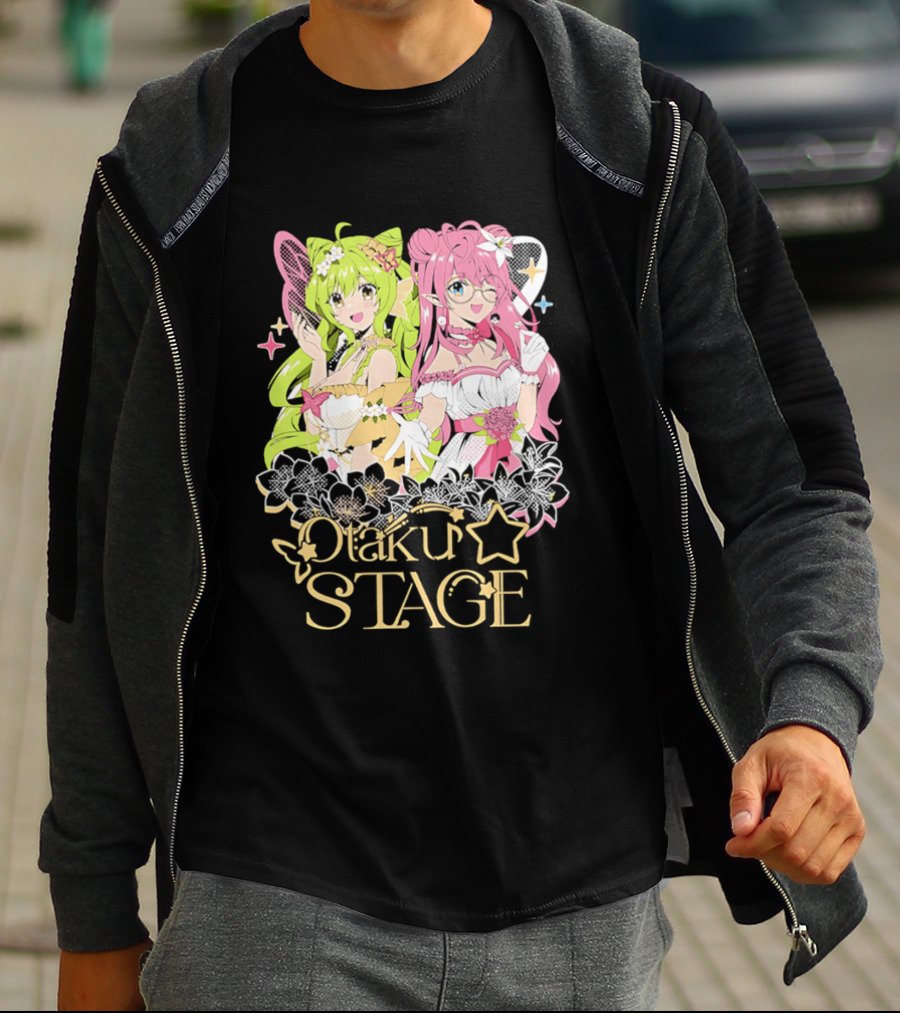 Otaku Stage Inanna Bell Lily Pichu Anime Characters Pastel Aesthetic T-Shirt