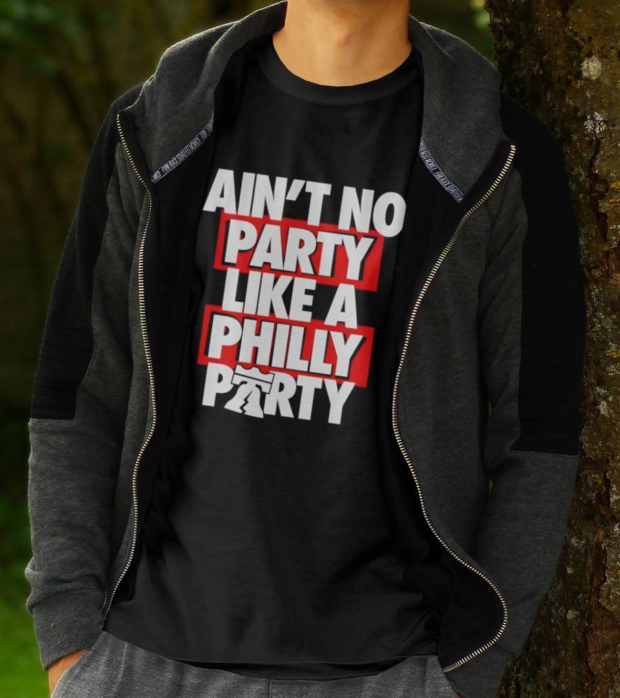 Philadelphia 76ers Ain't No Party Like A Philly Party Liberty Bell T-Shirt