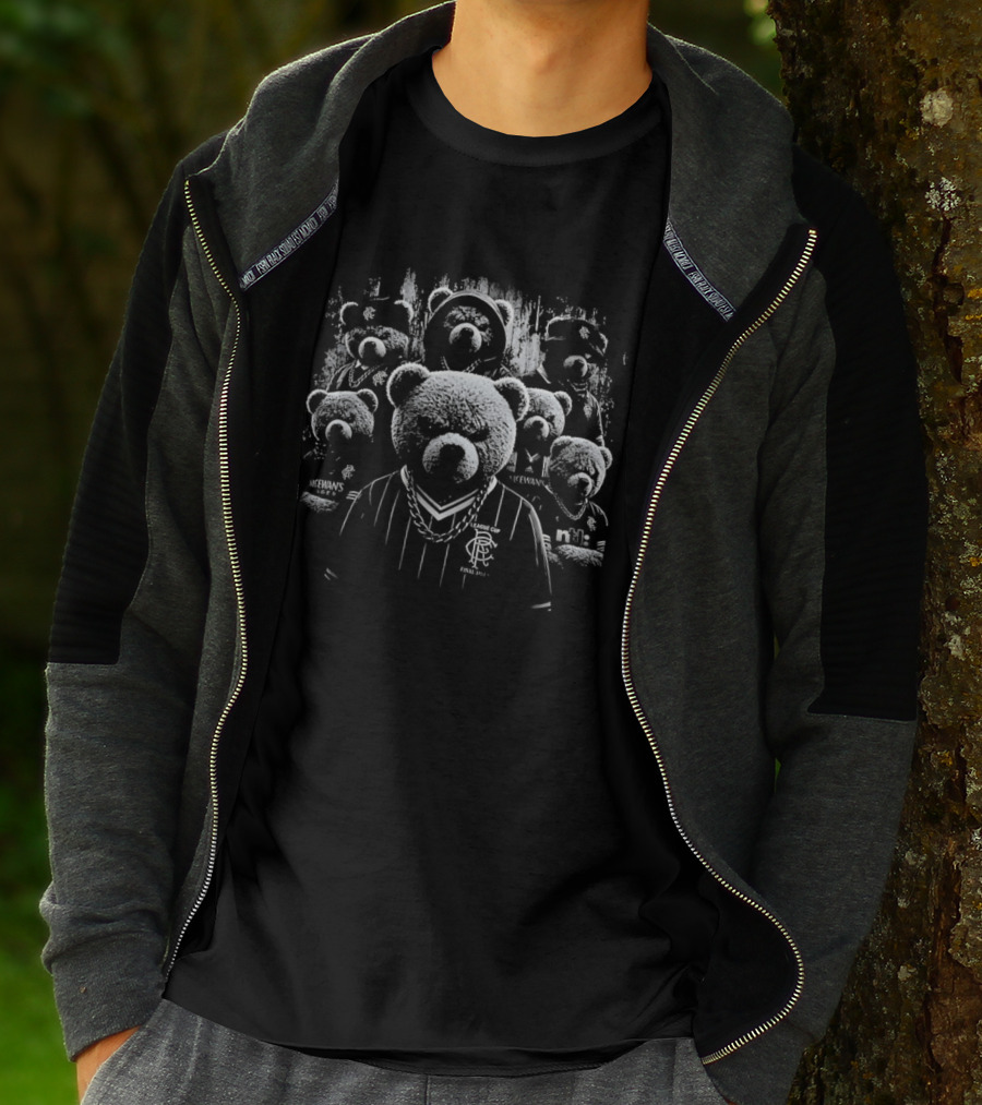 Rangers Gangster Teddy Bears Football Team T-Shirt