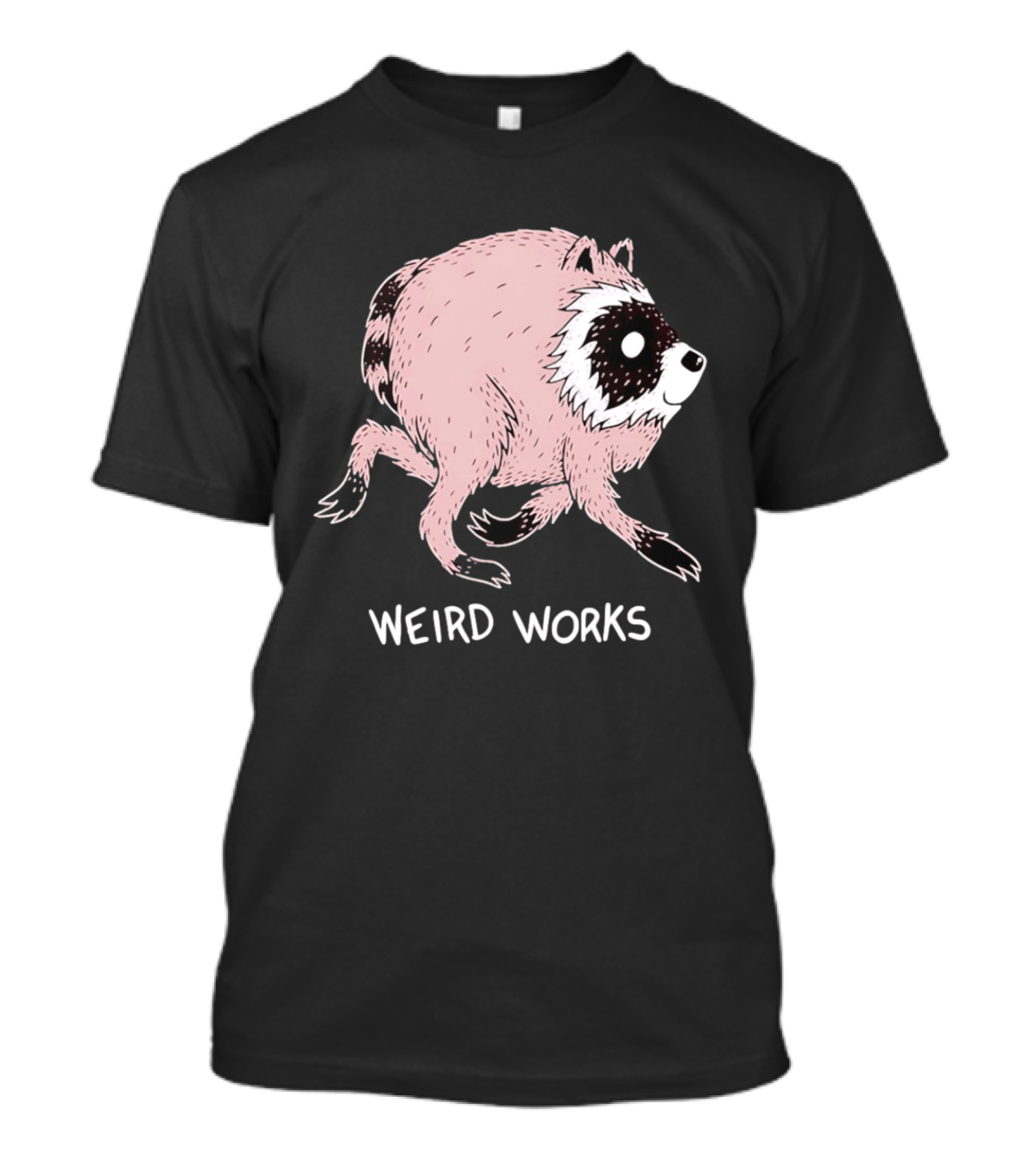 Running Raccoon Weird Works Jimothy T-Shirt