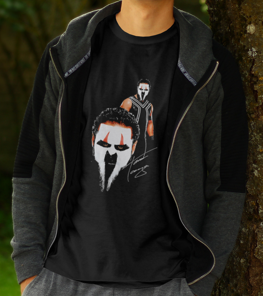Tama Tonga Face Paint Mask Wrestler Signature T-Shirt