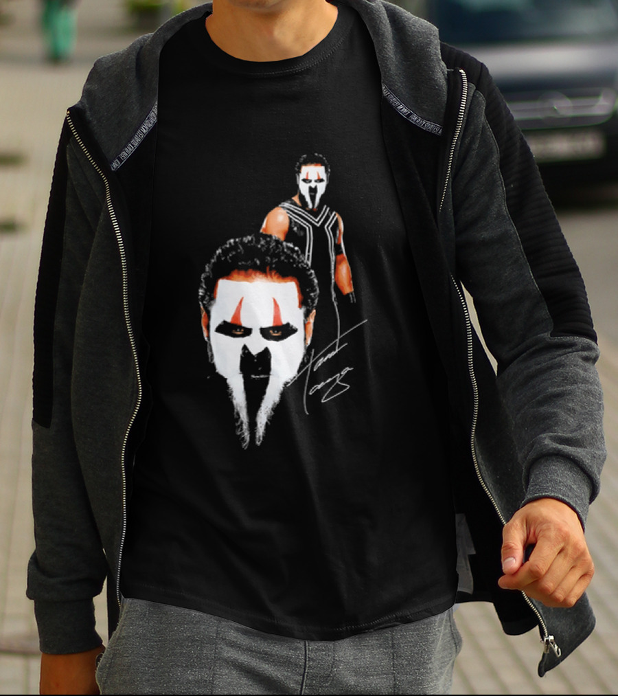 Tama Tonga Face Paint Mask Wrestler Signature T-Shirt