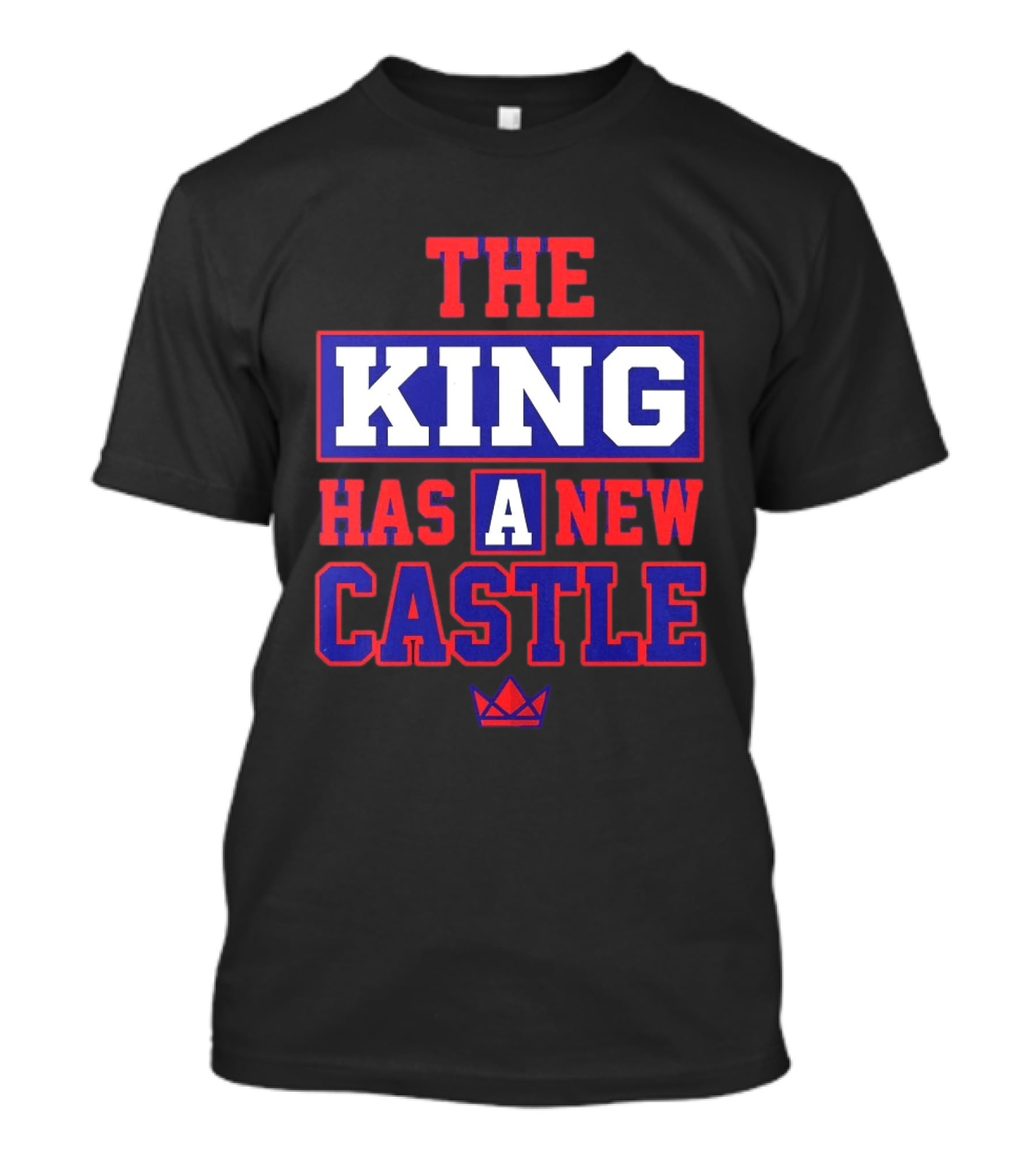 The King Has A New Castle LeBron James Philadelphia 76ers NBA 2026 T-Shirt