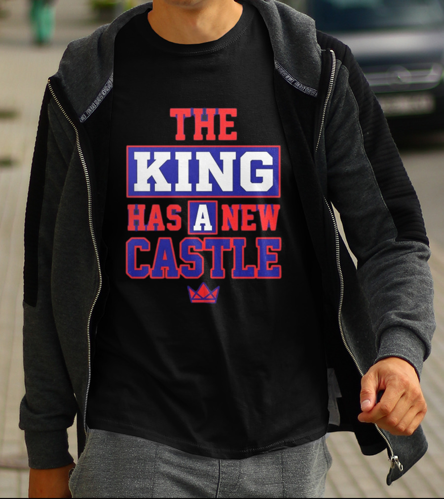 The King Has A New Castle LeBron James Philadelphia 76ers NBA 2026 T-Shirt